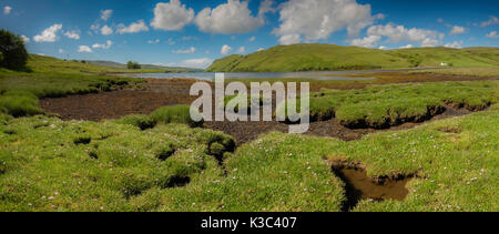 Schöne Panorama Merkadale, Isle of Skye, Großbritannien Stockfoto
