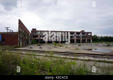 Verurteilt Fabrikgebäude Stockfoto