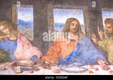 Johannes und Jesus Stockfoto