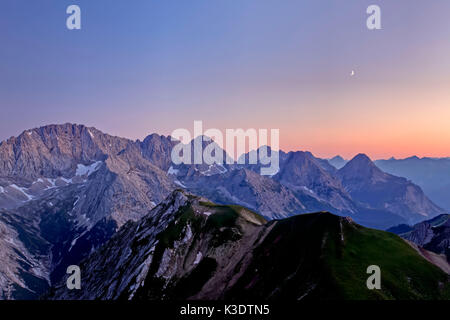 Österreich, Tirol, Wettersteingebirge, WettersteinHinteres Wettersteingebirge (hinten Wettersteingebirge), Stockfoto