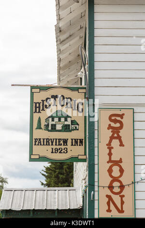 Fairview Inn, Talkeetna, Alaska, USA Stockfoto