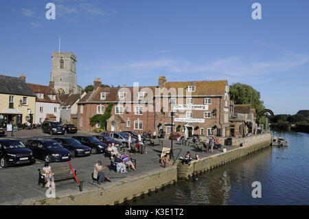 England, Dorset, Wareham, Fluss Frome, Stockfoto