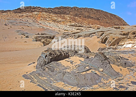 Afrika, Namibia, Erongo Region, Damaraland, Ugab, Rock Landschaft, Stockfoto