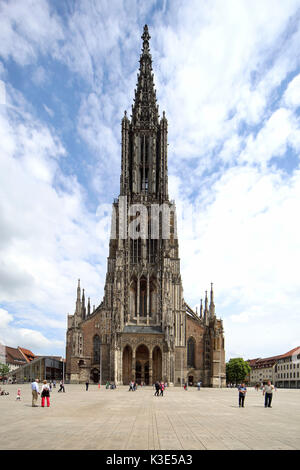 Deutschland, Baden-Württemberg, Ulm, Münster, Domplatz Stockfoto