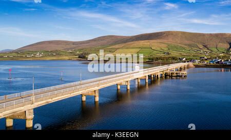 Valentia Island nach Portmagee Road Bridge, County Kerry Irland Stockfoto