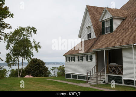 Hubbard Cottage an der Roosevelt Campobello International Park Campobello Island in New Brunswick, Kanada. Die ehemalige Sommerresidenz von Franklin Del Stockfoto