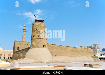 Dubai, Vae - oct 10,2016: Dubai Museum Außenansicht in Dubai, die vereinigten arabischen Emirate. Stockfoto