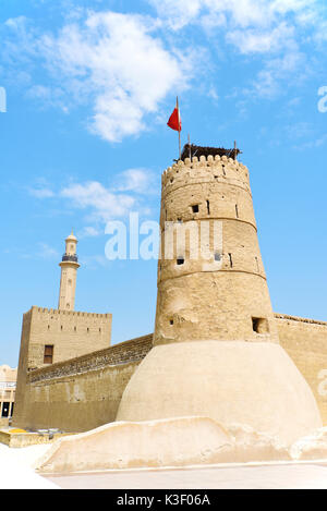 Dubai, Vae - oct 10,2016: Dubai Museum Außenansicht in Dubai, die vereinigten arabischen Emirate. Stockfoto