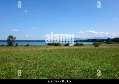 Seeshaupt am Starnberger See (Starnberger See), Oberbayern, Bayern, Deutschland Stockfoto