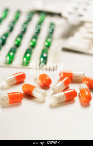 Kapseln Stockfoto