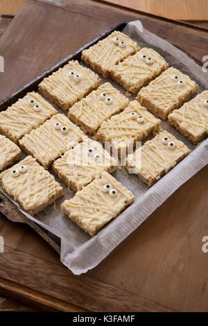 Mumie Reis Krispy behandelt Stockfoto