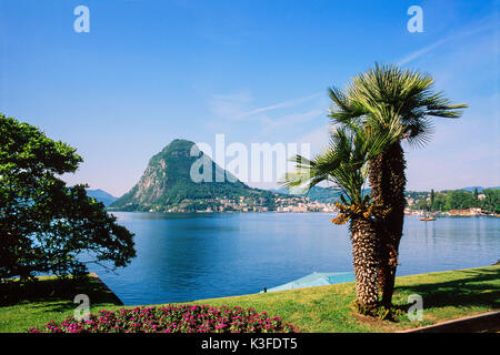 Lake Lugano, Switzerland Stockfoto