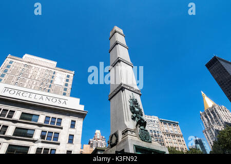 Allgemeinen Wert Monument, Fifth Avenue und 25th Street, NYC Stockfoto