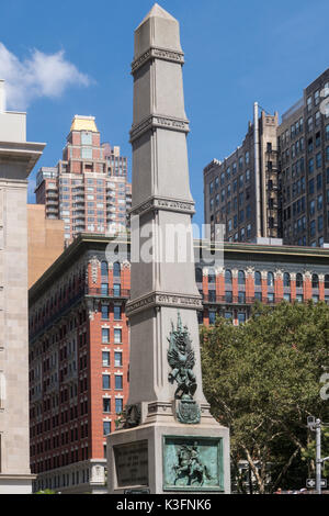 Allgemeinen Wert Monument, Fifth Avenue und 25th Street, NYC Stockfoto