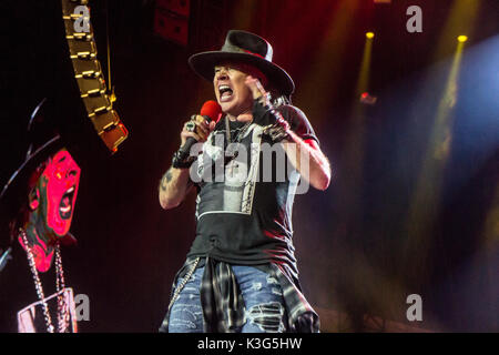 Vancouver, Kanada. 1. Sep 2017. American Rock Band Guns N' Roses während ihrer "Nicht in diesem Leben"-Tour im BC Place Stadium in Vancouver, BC, Kanada. Credit: Jamie Taylor/Alamy Leben Nachrichten. Stockfoto