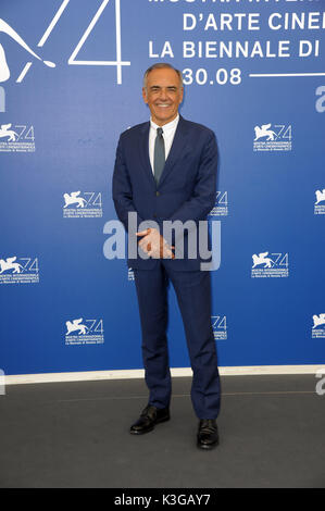 Venedig, Italien. 03 Sep, 2017. 74. Filmfestival von Venedig, Photocall-Biennale College Kino - 6. Edition Bild: Alberto Barbera Credit: Unabhängige Fotoagentur Srl/Alamy leben Nachrichten Stockfoto