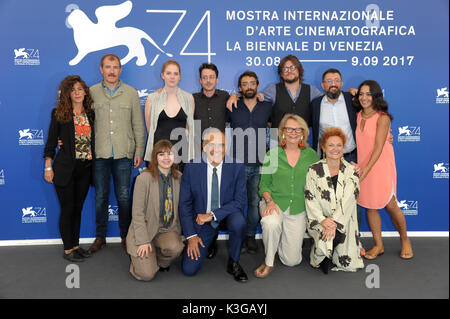 Venedig, Italien. 03 Sep, 2017. 74. Filmfestival von Venedig, Photocall-Biennale College Kino - 6. Edition Bild: Alberto Barbera Credit: Unabhängige Fotoagentur Srl/Alamy leben Nachrichten Stockfoto