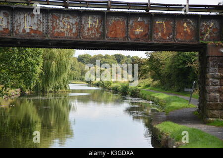 Kanal in Liverpool Stockfoto