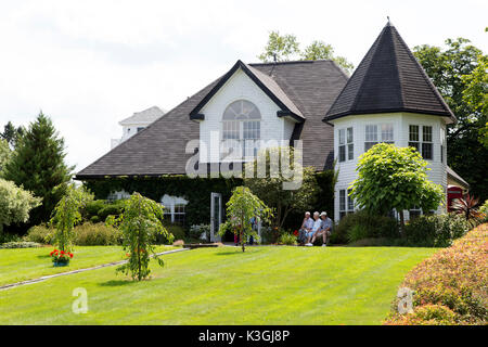 Kingsbrae Garten in St. Andrews by-the-Sea in New Brunswick, Kanada. Die Gärten sind eine beliebte touristische Attraktionen. Stockfoto