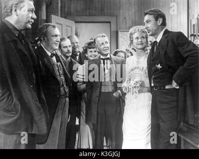 HIGH NOON LON CHANEY JR, THOMAS MITCHELL, Harry Morgan, [?], [?], OTTO KRUGER, Grace Kelly, Gary Cooper Stockfoto