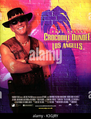 CROCODILE DUNDEE IN LOS ANGELES Datum: 2001 Stockfoto