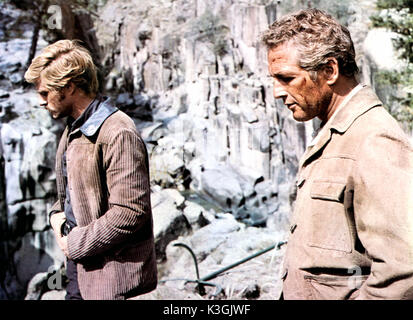 BUTCH Cassidy und Sundance Kid Robert Redford, Paul Newman Datum: 1969 Stockfoto