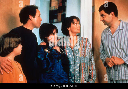 BEAN ANDREW LAWRENCE, PETER MACNICOL, Pamela Reed, TRICIA VESSEY, Rowan Atkinson Datum: 1997 Stockfoto