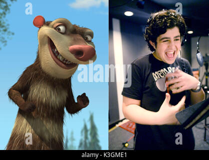 ICE AGE 2 Die KERNSCHMELZE Josh Peck stimmen Eddie Datum: 2006 Stockfoto