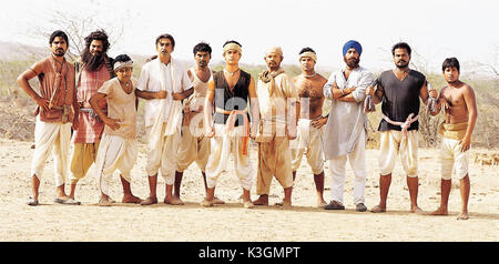 LAGAAN: ONCE UPON A TIME IN INDIA AAMIR KHAN Datum: 2001 Stockfoto