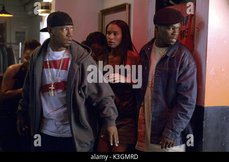 GET RICH or Die Tryin' [USA 2005] TORY KITTLES, JOY BRYANT, Curtis '50 Cent' Jackson Datum: 2005 Stockfoto