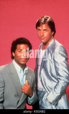 MIAMI VICE PHILIP MICHAEL THOMAS, DON JOHNSON Stockfoto