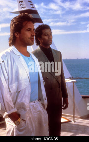 MIAMI VICE DON JOHNSON, PHILIP MICHAEL THOMAS Stockfoto