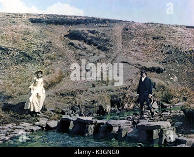 WUTHERING HEIGHTS ANNA CALDER MARSHALL als Cathy, Timothy Dalton als Heathcliff Stockfoto