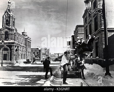 Doktor Schiwago Regisseur David Lean auf einer mobilen Kamera Ausleger mit Kameramann FREDDIE FRANCIS Datum: 1965 Stockfoto