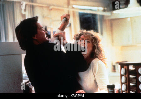 FATAL ATTRACTION GLENN CLOSE, Michael Douglas Datum: 1987 Stockfoto