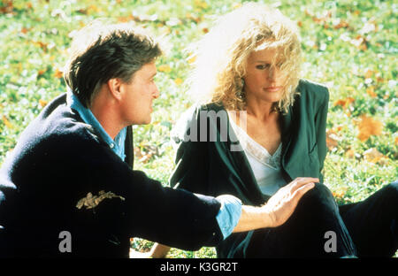 FATAL ATTRACTION GLENN CLOSE, Michael Douglas Datum: 1987 Stockfoto