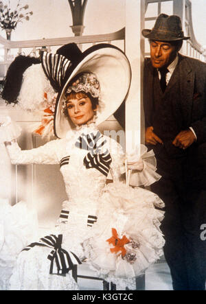 MY FAIR LADY MY FAIR LADY AUDREY HEPBURN, REX HARRISON Datum: 1964 Stockfoto