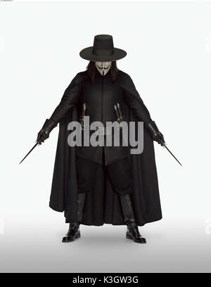 V für Vendetta Hugo Weaving Datum: 2006 Stockfoto