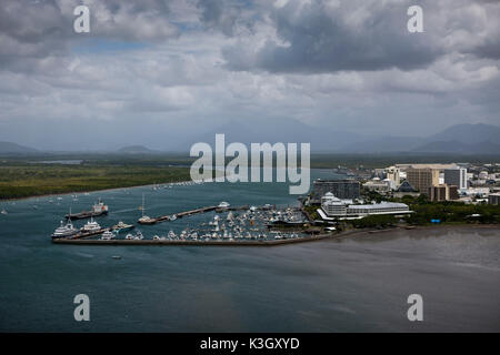 Cairns Hafen, Trinity Inlet, Queensland, Australien Stockfoto