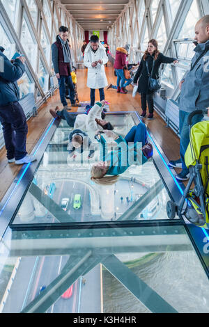 England, London, Turm, Brücke, Steg Stockfoto