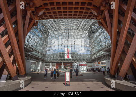 Japan, Kanazawa City, Kanazawa Staion, Main Gate Stockfoto