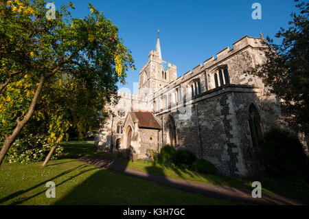 St. Maria, der Jungfrau, Pfarrkirche, Ivinghoe, Buckinghamshire Stockfoto