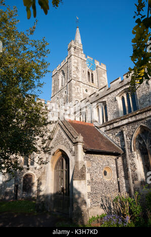 St. Maria, der Jungfrau, Pfarrkirche, Ivinghoe, Buckinghamshire Stockfoto