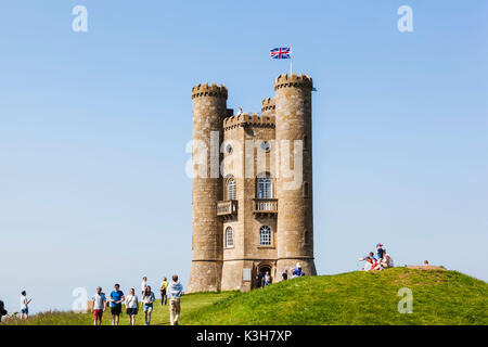 England, Worcestershire, Cotswolds, Broadway Broadway Tower Stockfoto