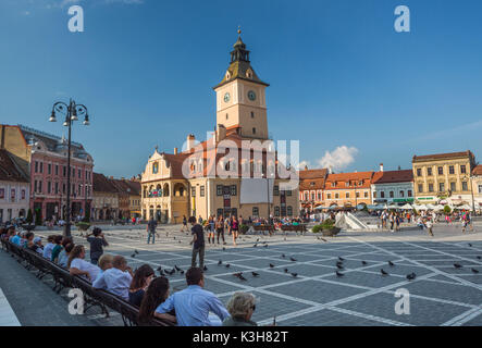 Rumänien, brasow Stadt, Altes Rathaus, Stockfoto