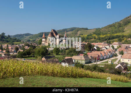 Rumänien, Sibiu County, Birthälm Stadt, Kirchenburg von Birthälm, UNESCO-Weltkulturerbe, Stockfoto