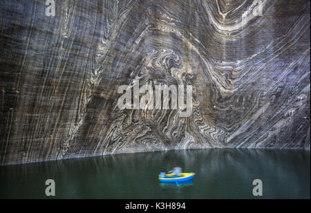 Rumänien, Siebenbürgen, in der Nähe von targo Mures Stadt, Salzbergwerk von Werk Turda Stockfoto