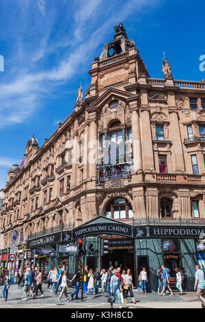 England, London, Leicester Square, Hippodrome Casino Stockfoto