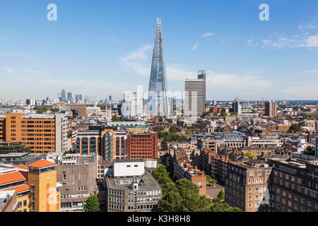 England, London, Blick auf Southwark und die Scherbe von Tate Modern Stockfoto