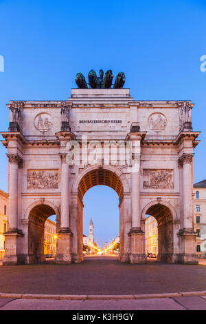 Deutschland, Bayern, München, Siegestor Stockfoto